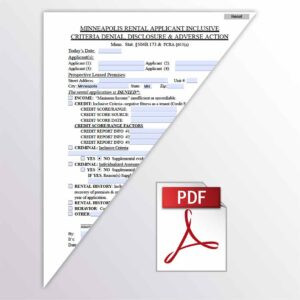 Minneapolis Rental Application Denial (PDF Version)